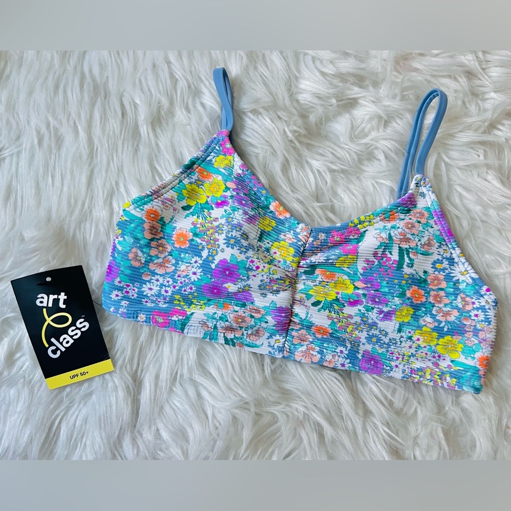 3/$15 NWT Floral Girls Bralette Top - Art Class by Target - Picture 2 of 5